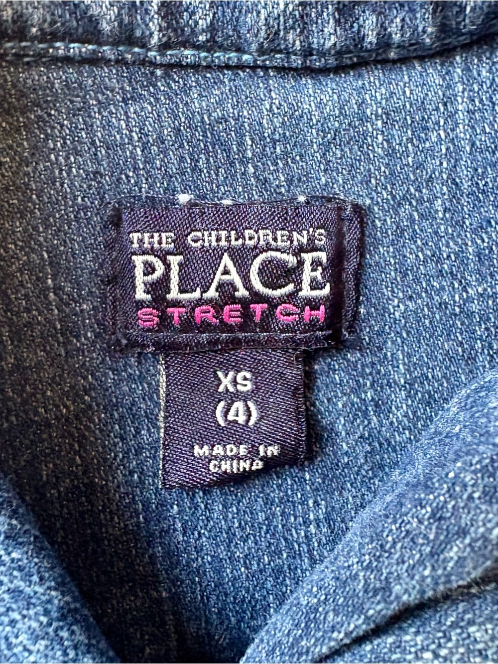 Y2K Children's Place Denim Blazer-Style Jean Jacket - Size XS (4) - Picture 3 of 3